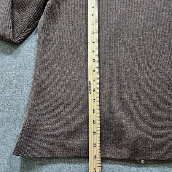 Pendleton Brown Suede Wool Jacket Womens L Tall Leather Full Zip Pockets Cottage - Picture 7 of 15